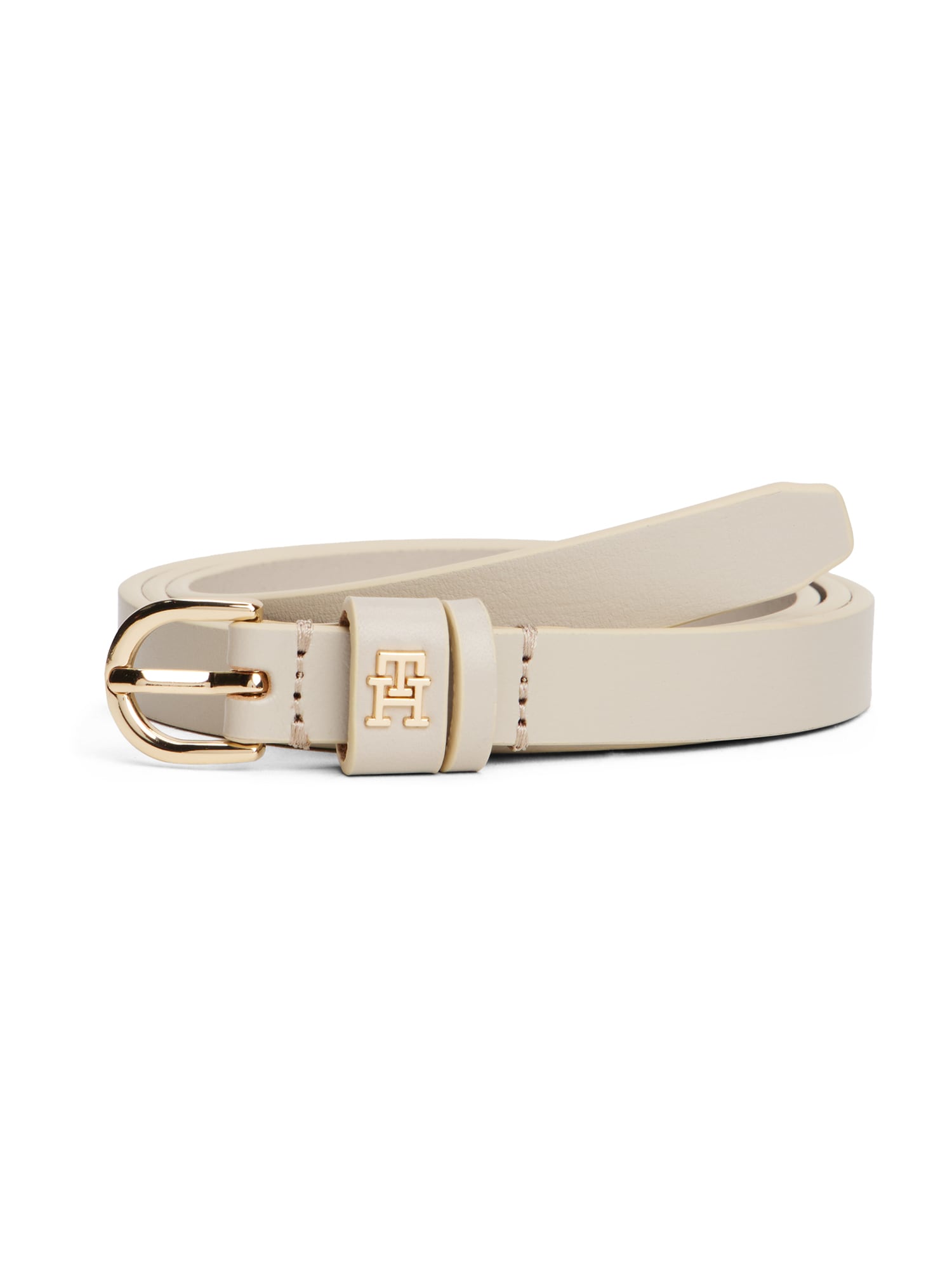 TOMMY HILFIGER Curea ESSENTIAL EFFORTLESS  bej / auriu