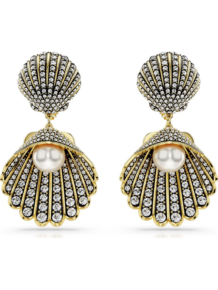 Swarovski Ohrringe Damen Größe One Size gold / transparent / weiß