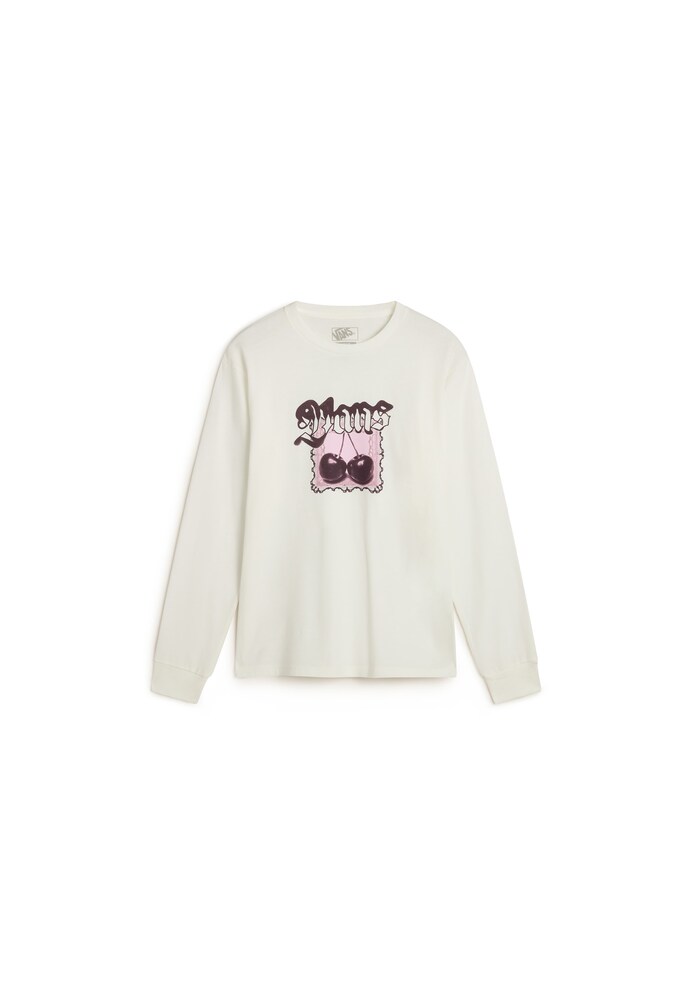 VANS Shirt 'Cherrylace' Damen Größe L aubergine / rosé / weiß