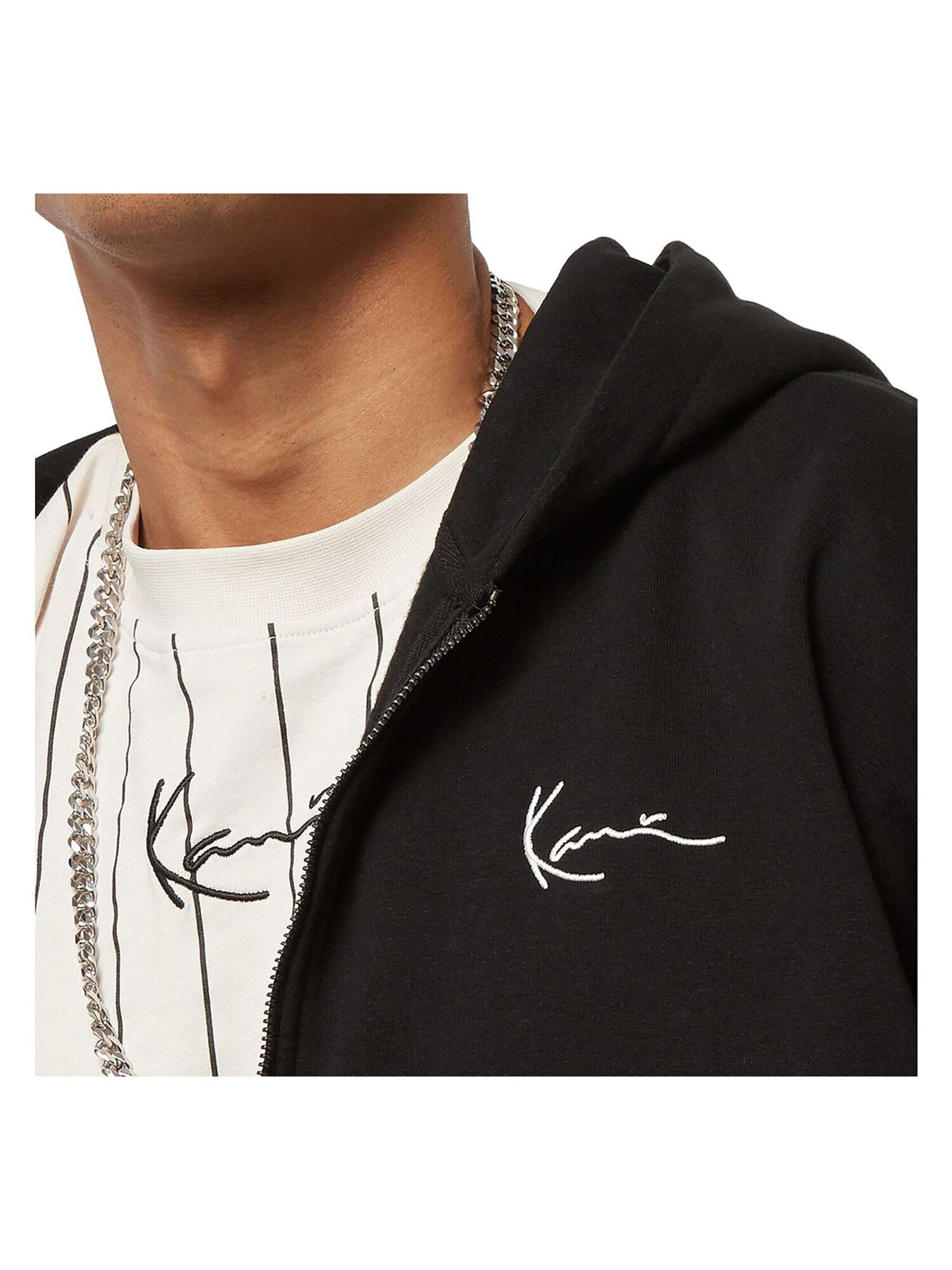 Karl Kani Sudadera 'Signature Essential'  negro – imagen 3