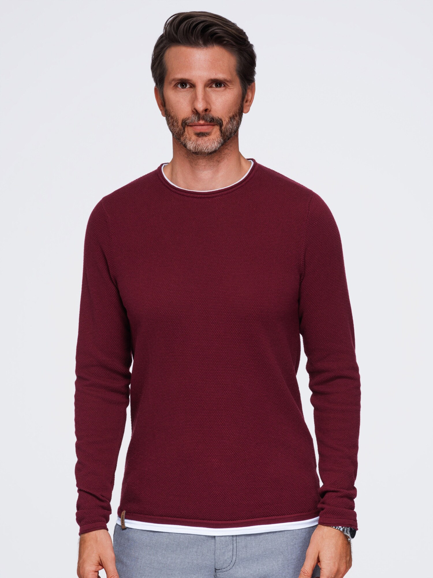 Ombre Pulover burgund