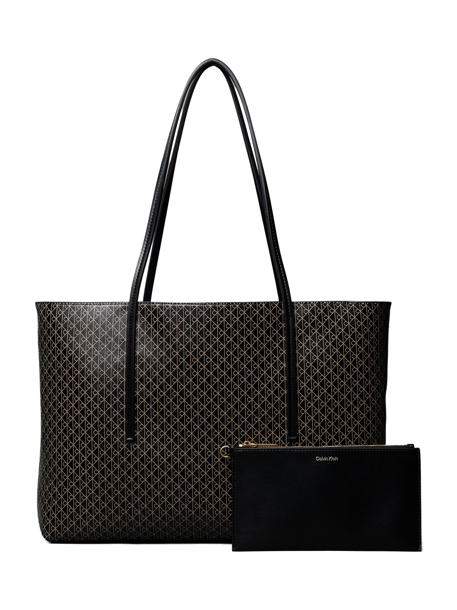 Calvin Klein Plase de cumpărături  bej / negru