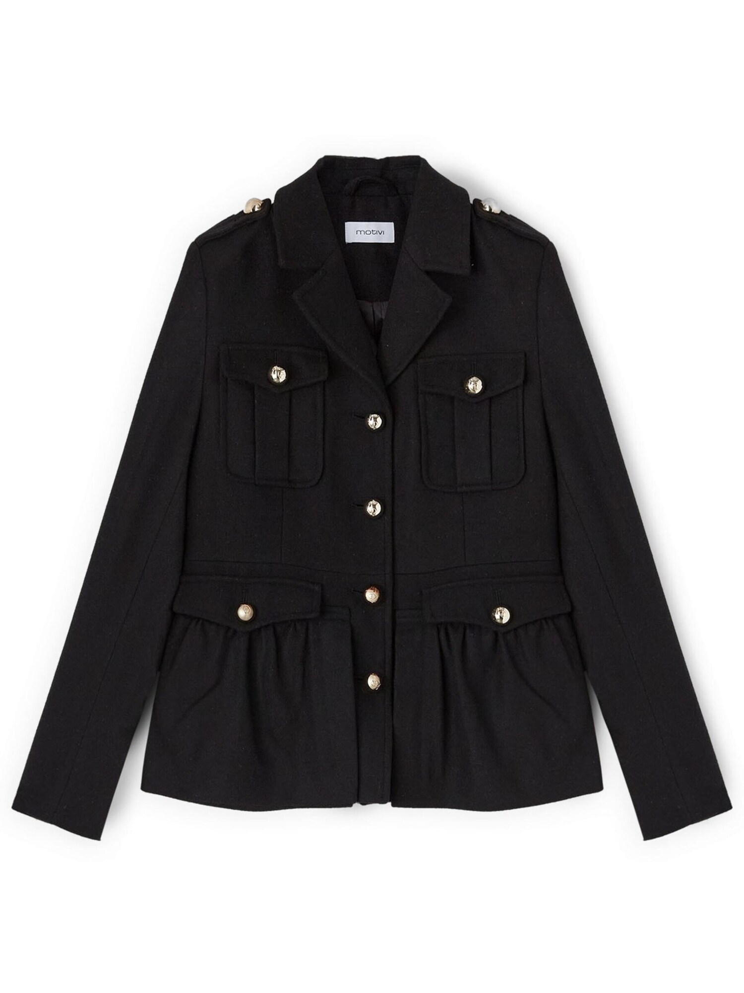 MOTIVI Chaqueta de entretiempo  negro