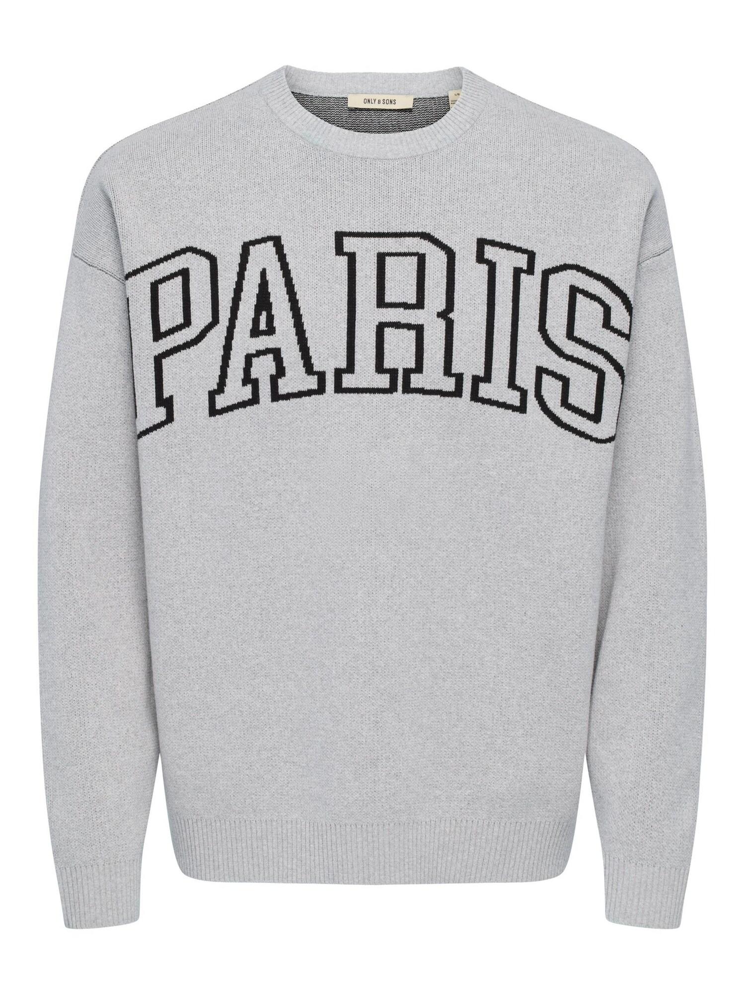 Only &amp; Sons Jersey 'ONSRunynew'  gris claro / negro
