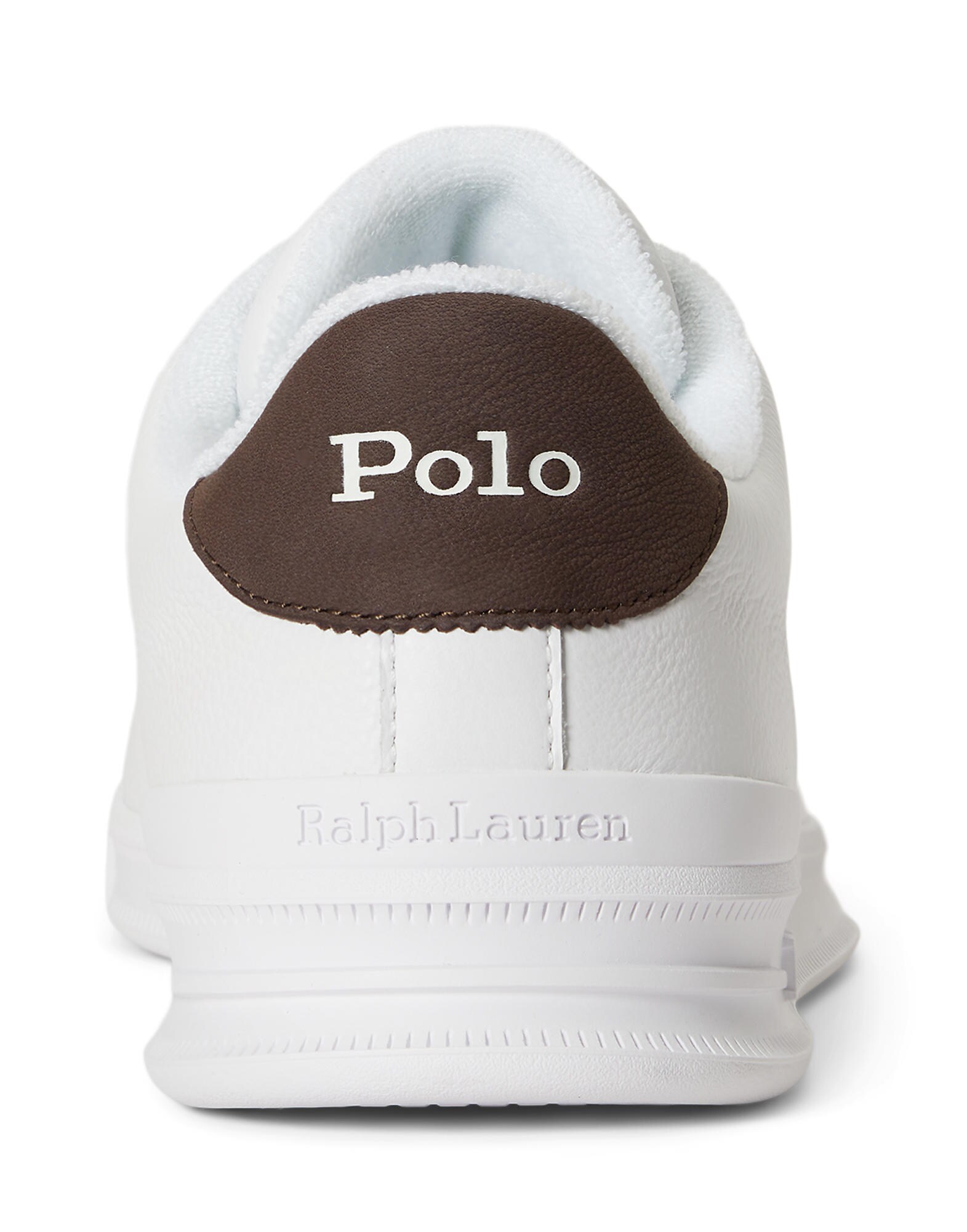 Polo Ralph Lauren Zapatillas deportivas bajas 'HRT CRT III'  chocolate / blanco – imagen 4