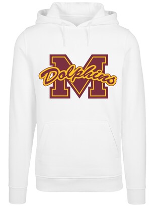 F4NT4STIC Sweatshirt ‘Sex Education M Dolphins Netflix TV Series’ Safraan / Bourgogne / Wit