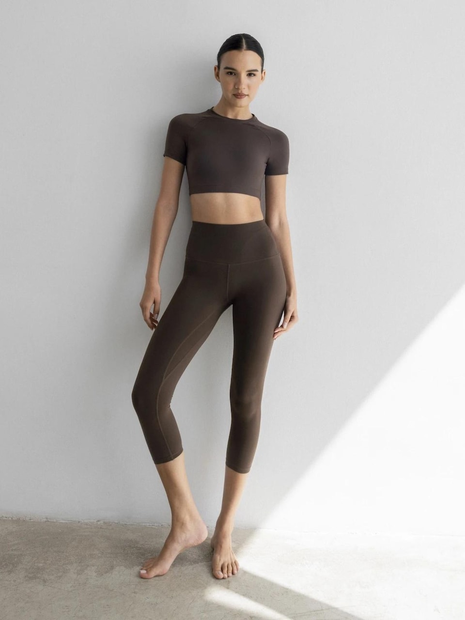 Leggings 'Capri Moka'