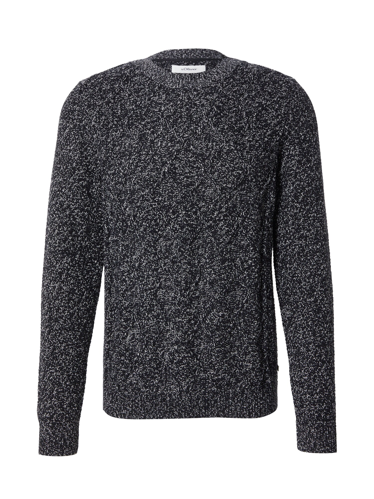 s.Oliver Sveter  čierna melírovaná