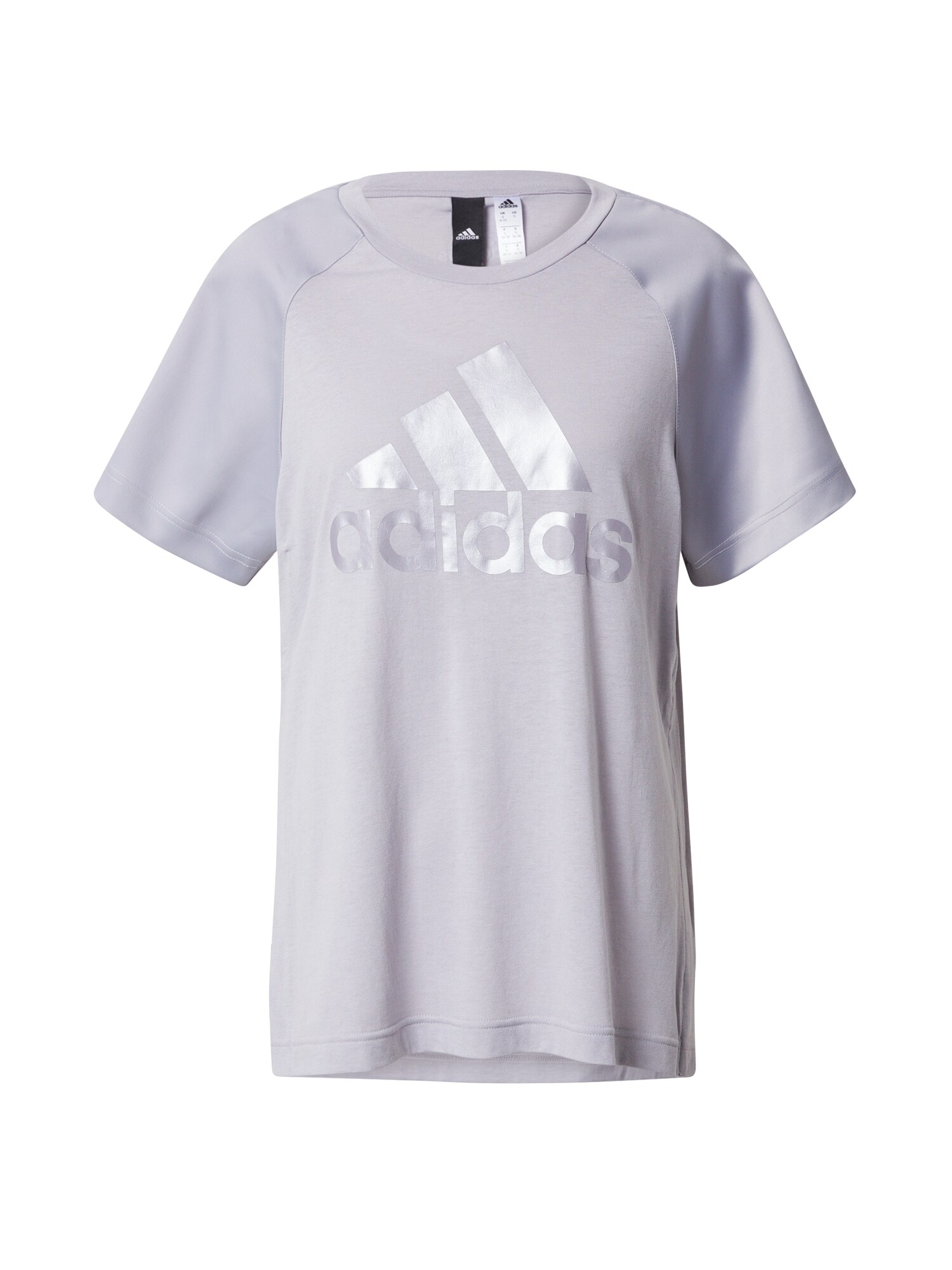 ADIDAS PERFORMANCE Sportiniai marškinėliai  šviesiai pilka / balta