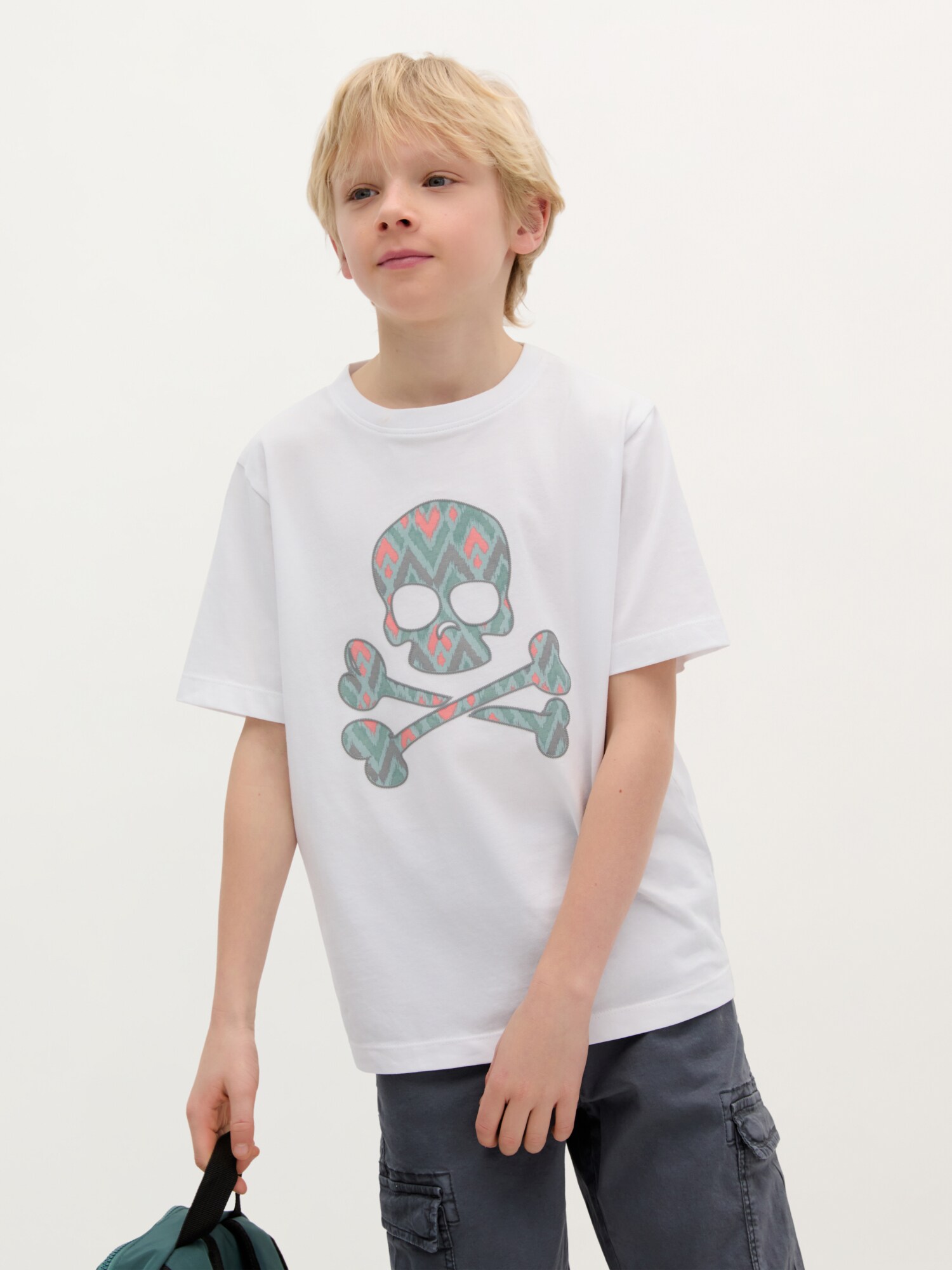 Thumbnail - T-Shirt 'Ikat Skull'