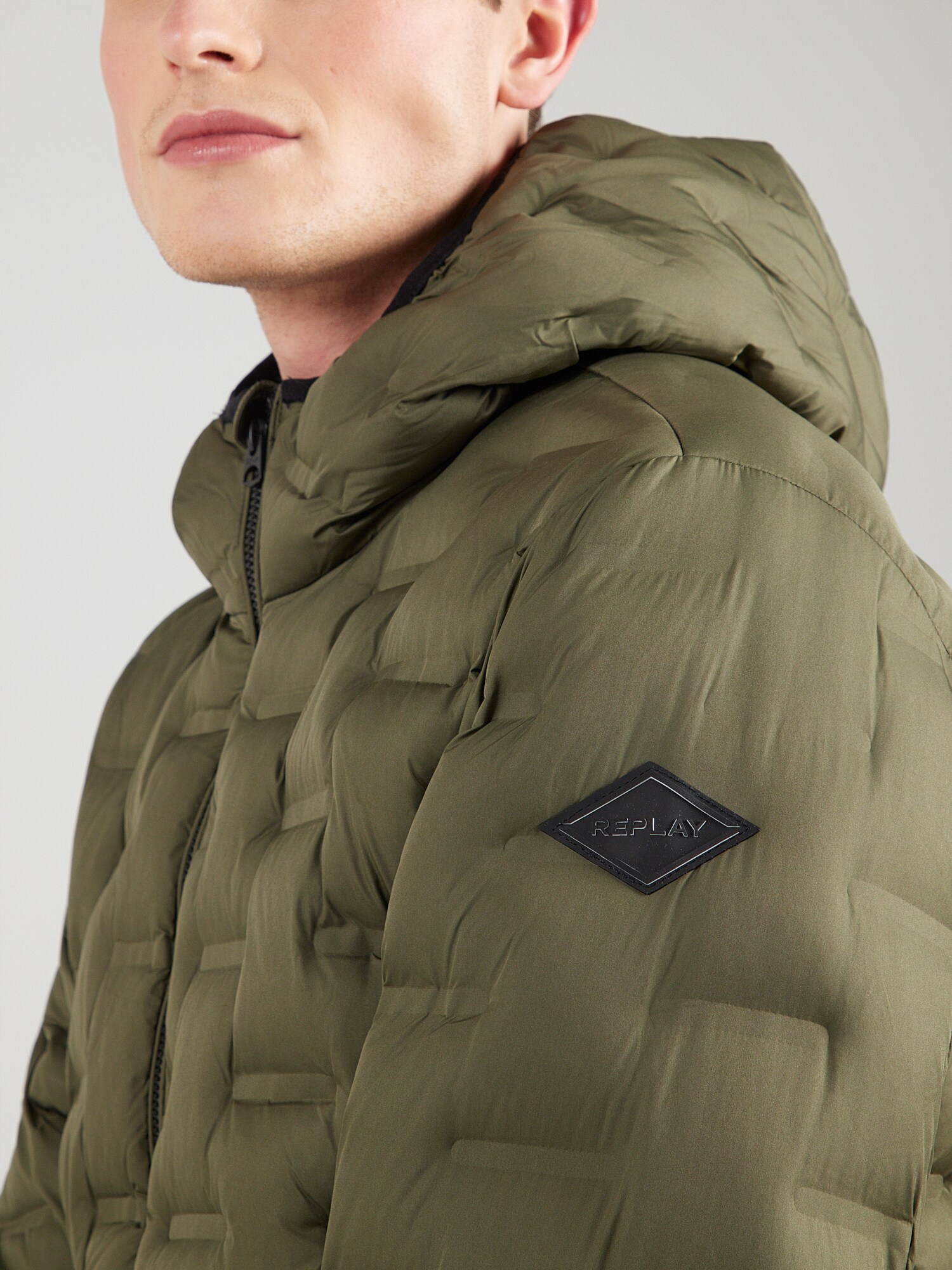 REPLAY Chaqueta de entretiempo oliva – imagen 7