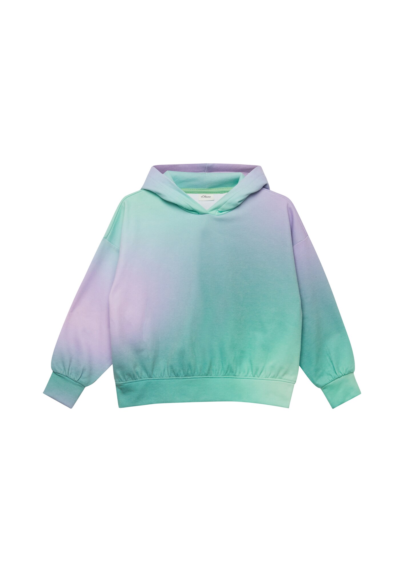 S.Oliver Sweatshirt Turquoise / Orchidee