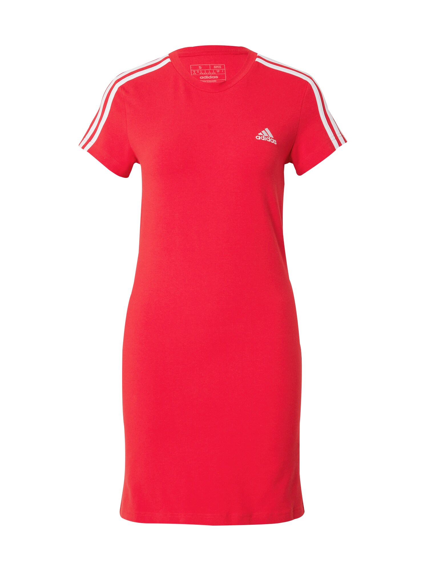 ADIDAS SPORTSWEAR Športové šaty 'Essentials'  červená / biela