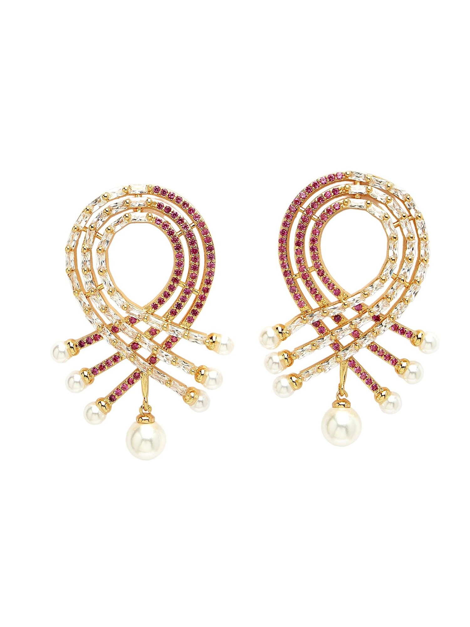 AVANT-GARDE PARIS Orecchini 'Bernadettena'  rosa