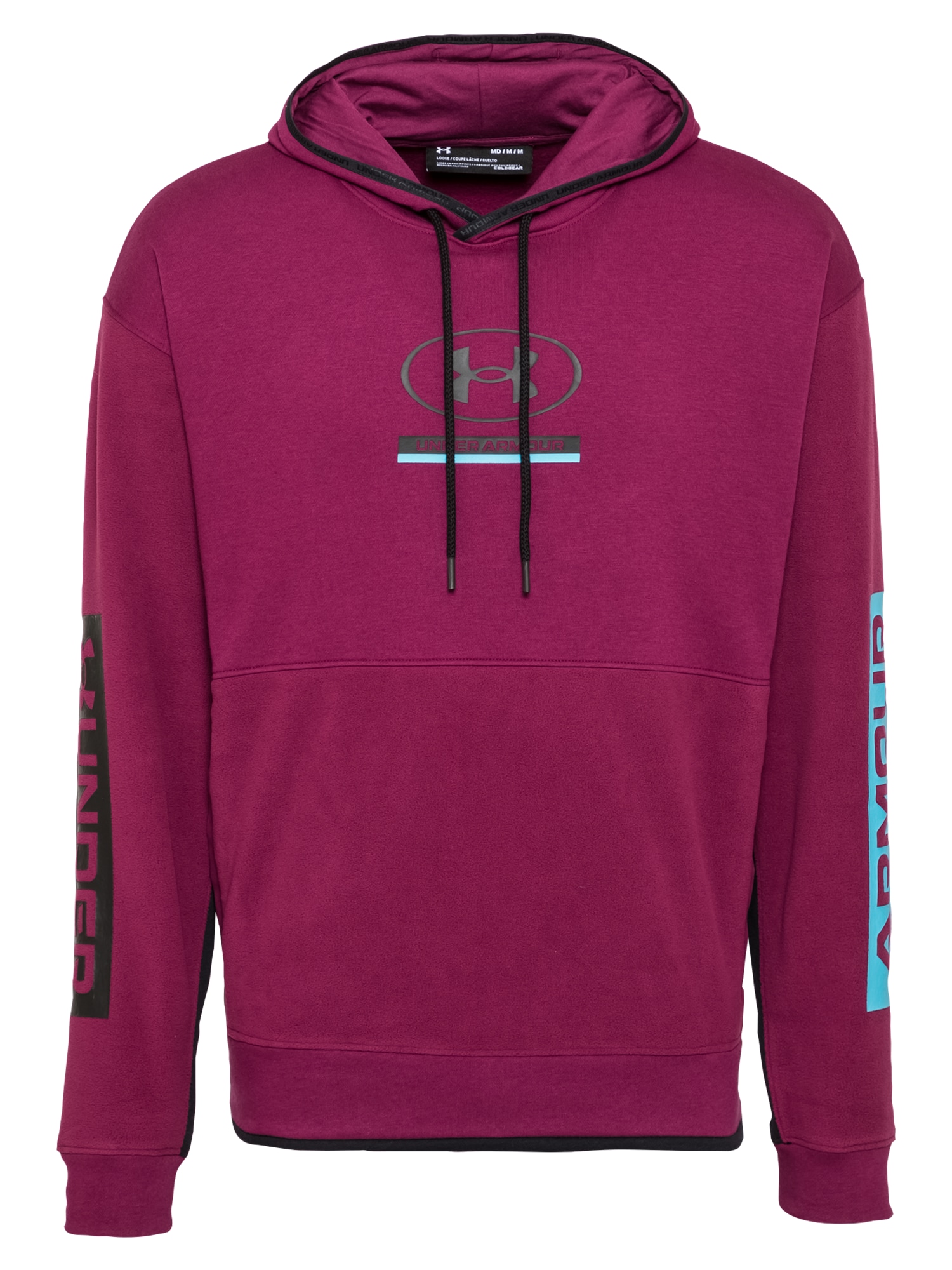 UNDER ARMOUR Sportinio tipo megztinis  purpurinė / antracito / šviesiai mėlyna