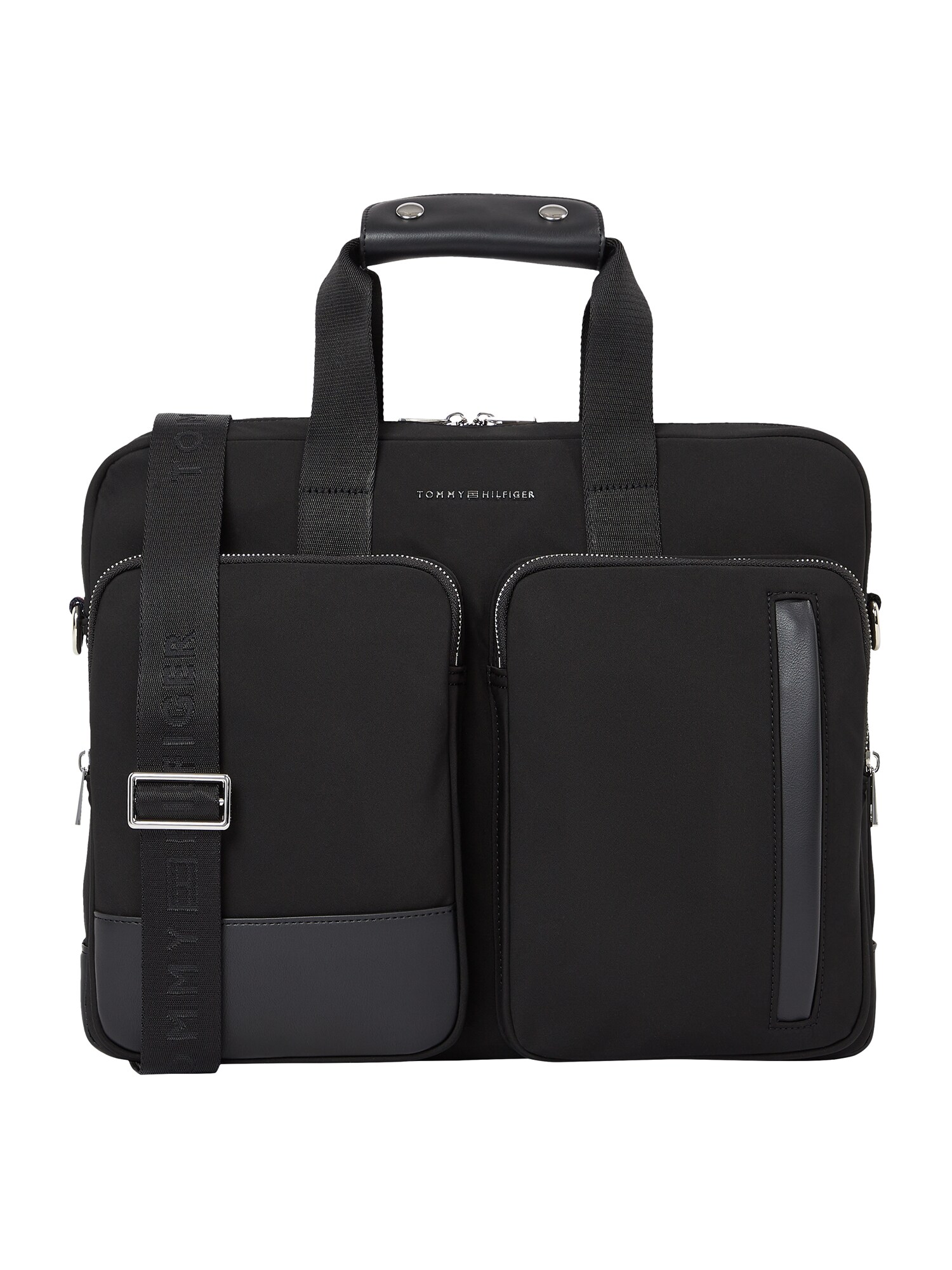 TOMMY HILFIGER Taška na notebook  čierna