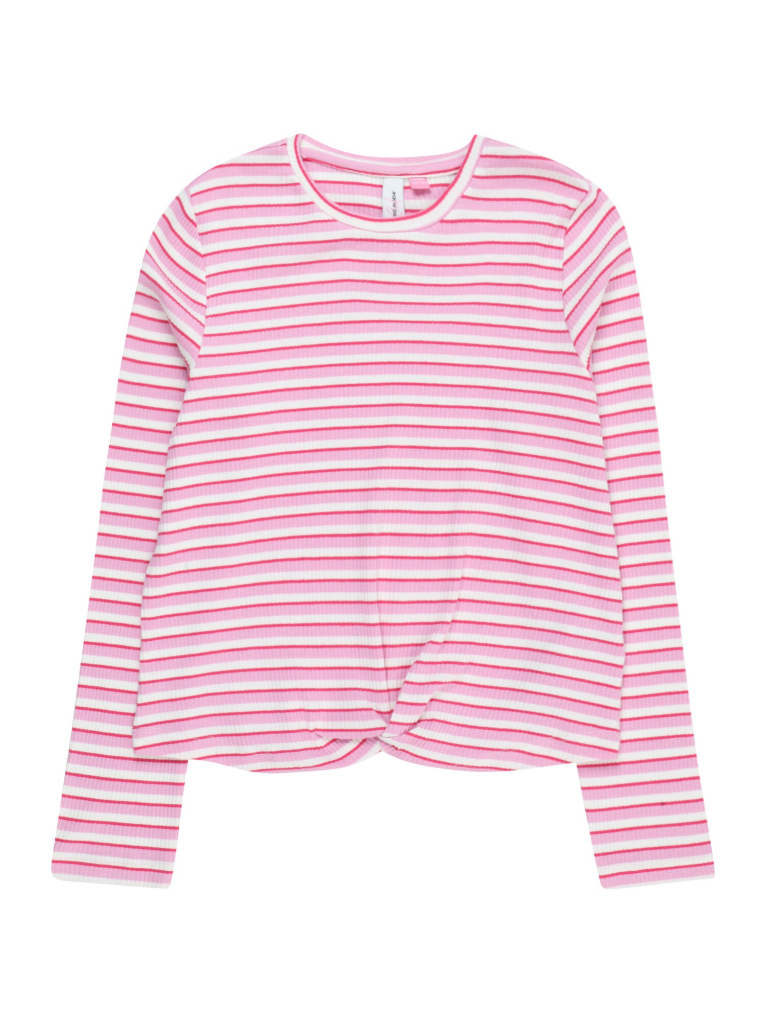 Vero Moda Girl Tričko  fuksia / ružová / biela