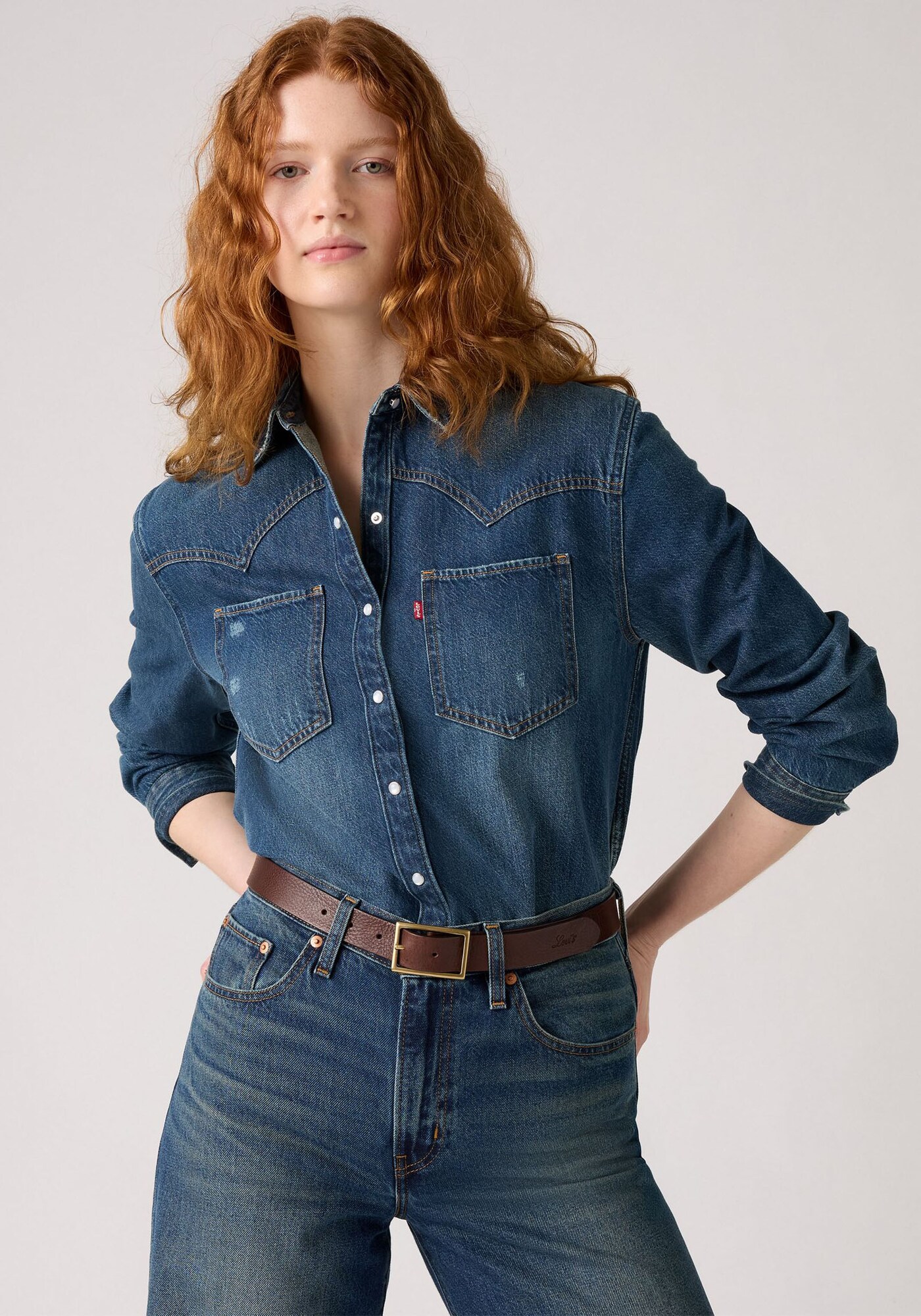 LEVI'S ® Cinturón  marrón – imagen 3