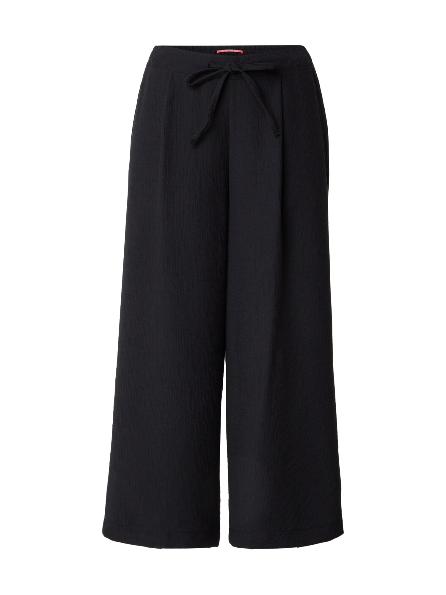QS Pantaloni cutați  negru