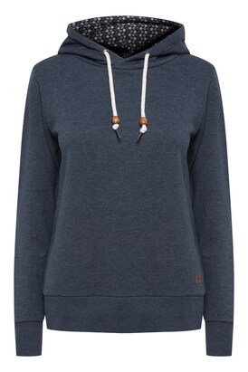 Oxmo Sweatshirt ‘ULRIKA’ Donkerblauw / Bruin