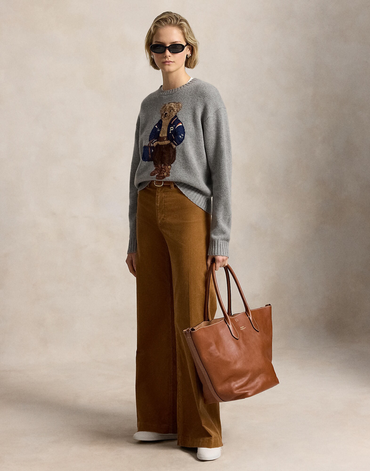 Polo Ralph Lauren Jersey  umbra / capuchino / marrón oscuro / gris moteado – imagen 4
