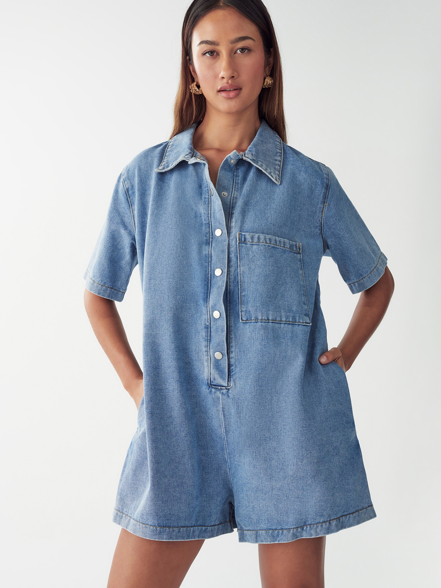 St MRLO Salopeta  albastru denim