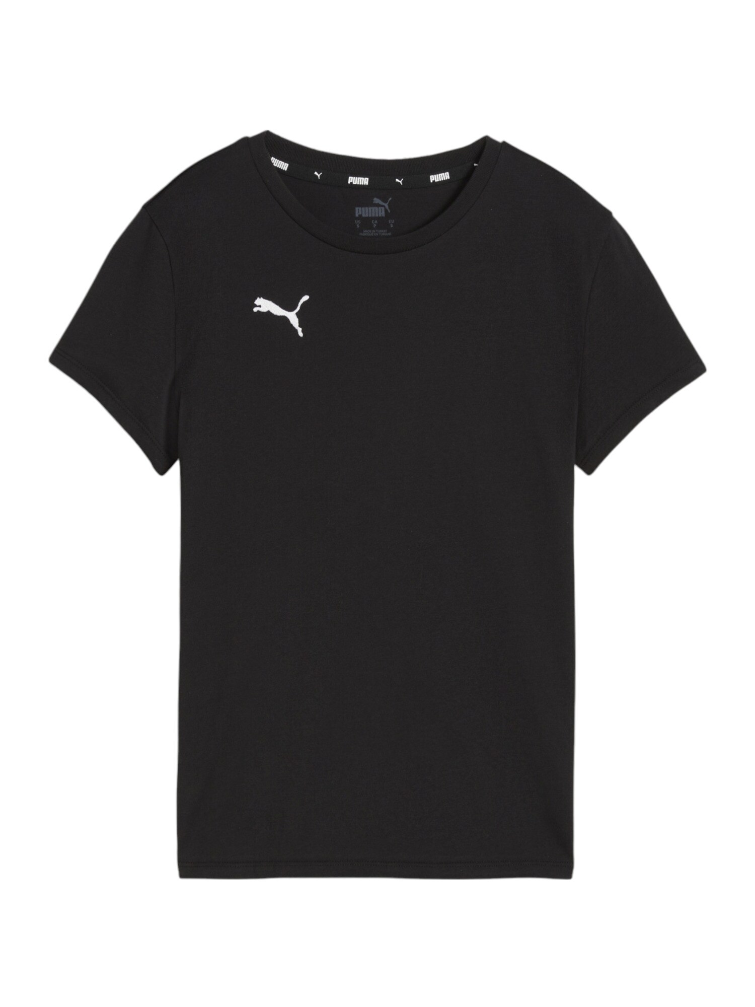 PUMA Funkčné tričko 'Team Goal' čierna / biela