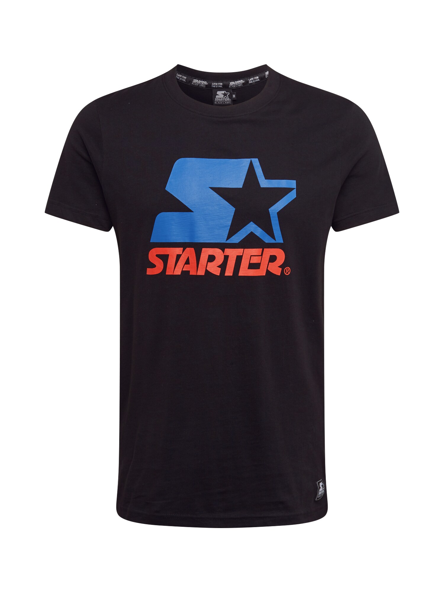 Starter Black Label Marškinėliai  juoda / mėlyna / raudona