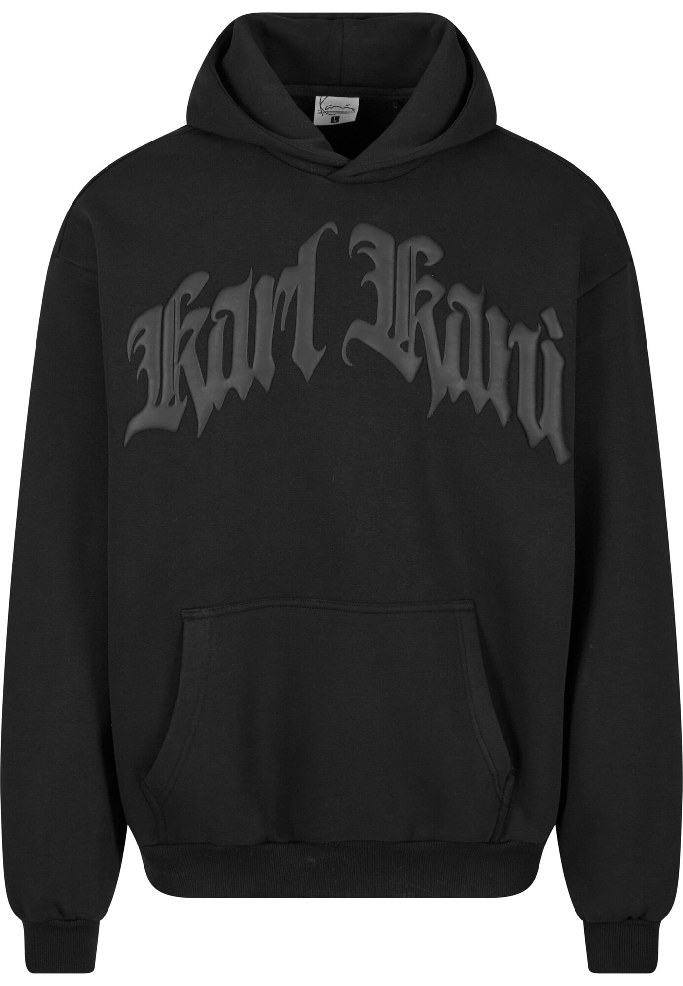 Karl Kani Sudadera 'Old English'  gris / negro