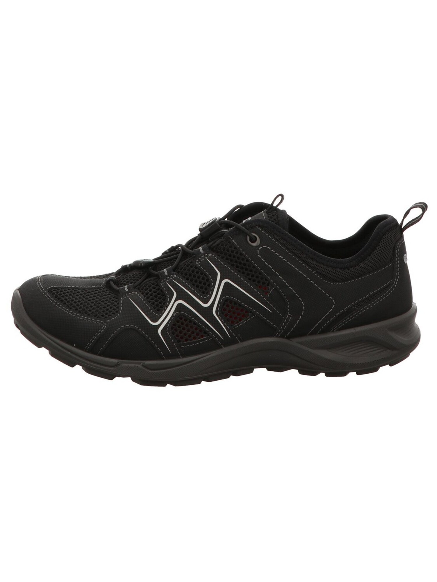 ECCO Zapatos con cordón 'Klassischer Schnürschuh Herren 825774/51052 Kunststoff (Synthetik) in schwarz'  negro