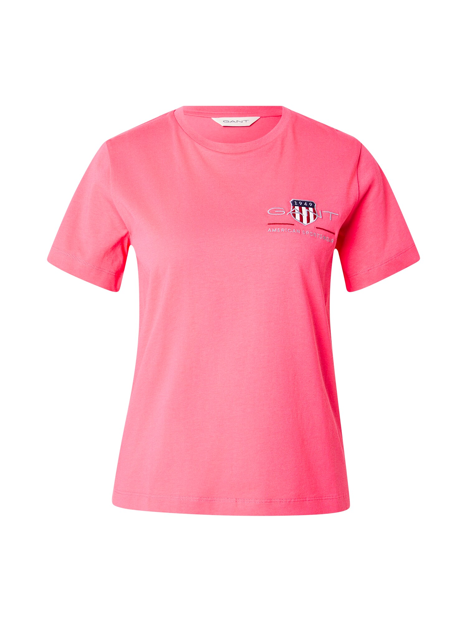 GANT Tricou  bleumarin / gri / roz pitaya / roşu închis