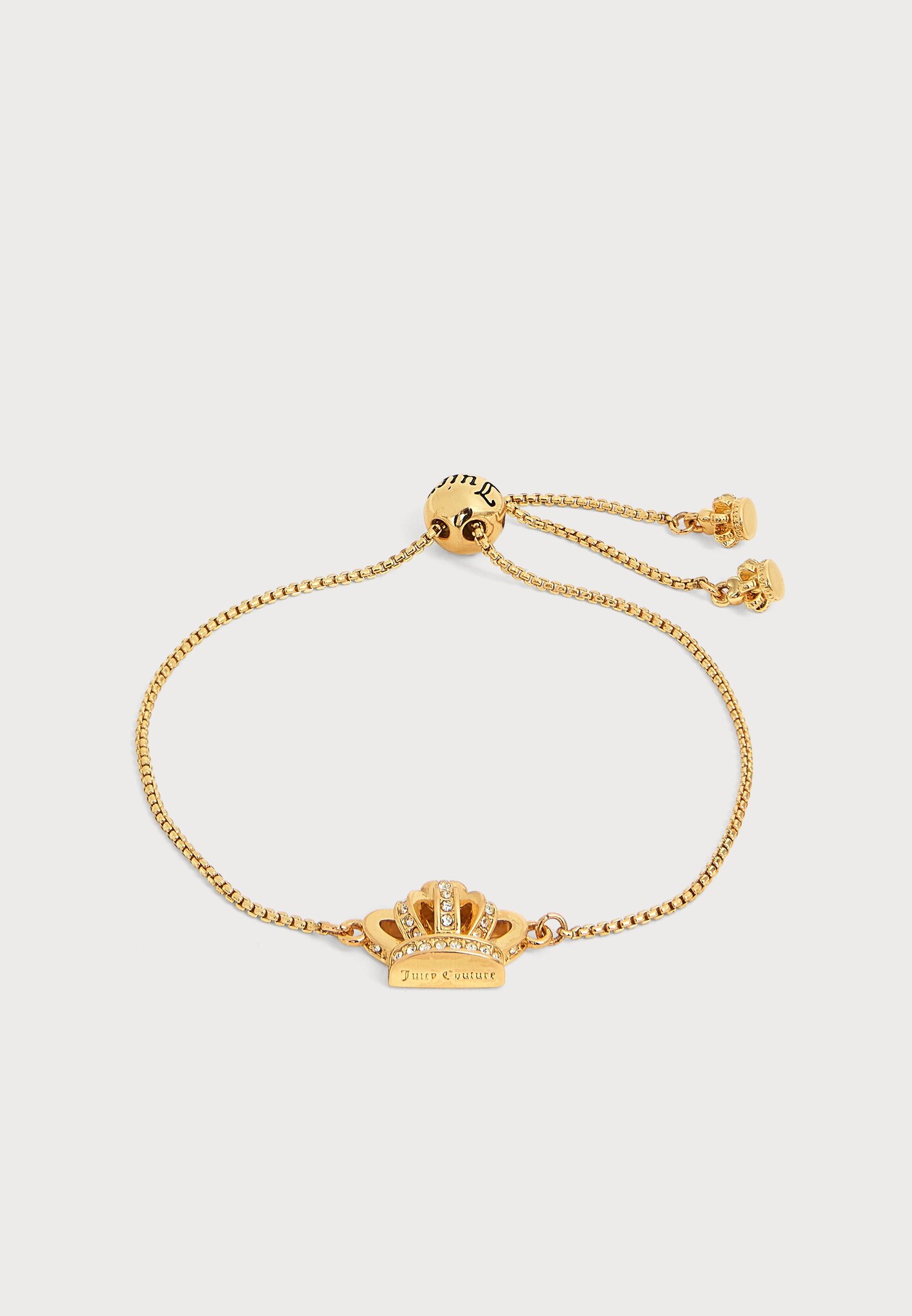 Juicy Couture Lanțuri Crystal  Crown auriu