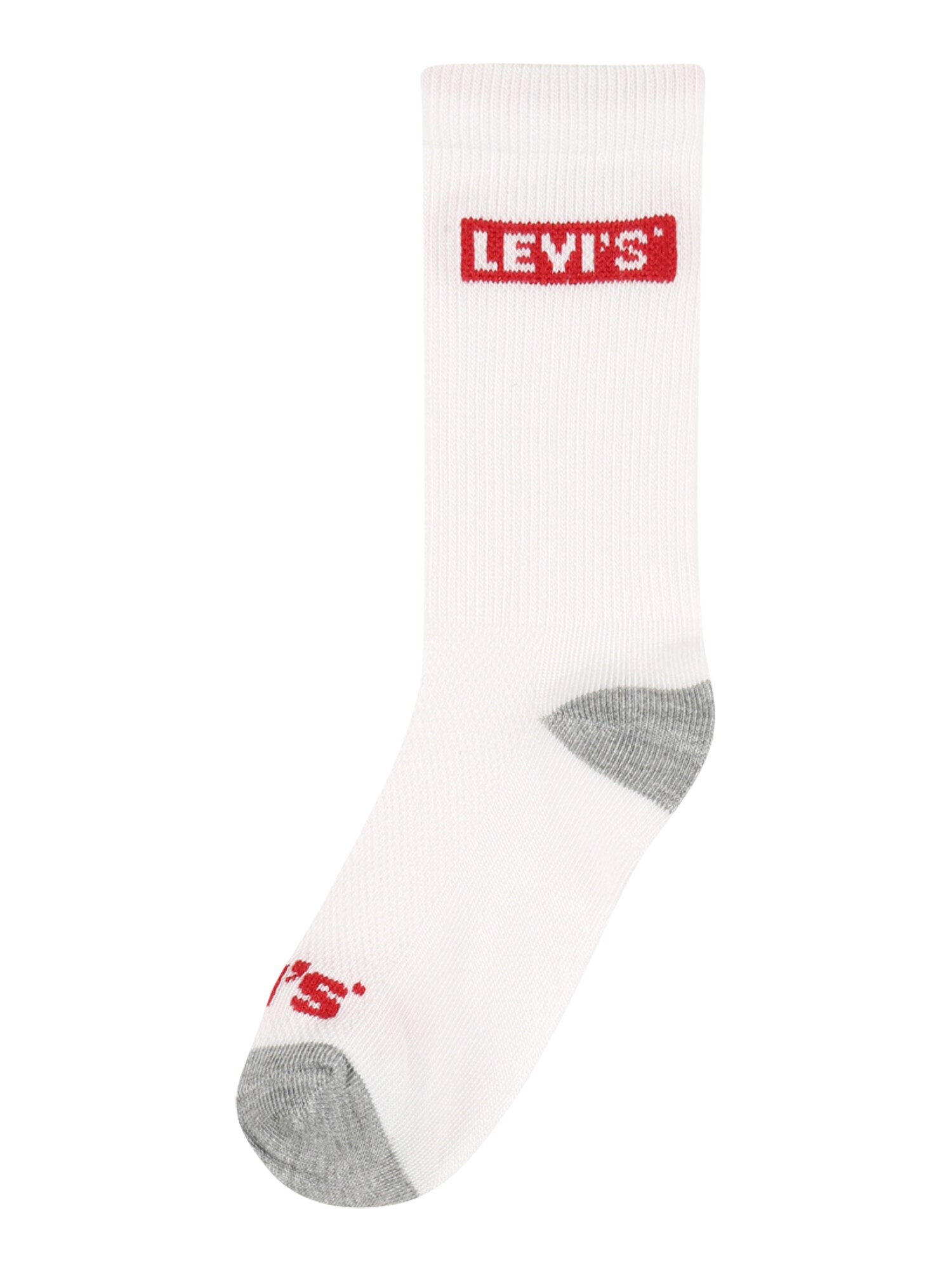 LEVIS ® Șosete  gri amestecat / roșu / alb