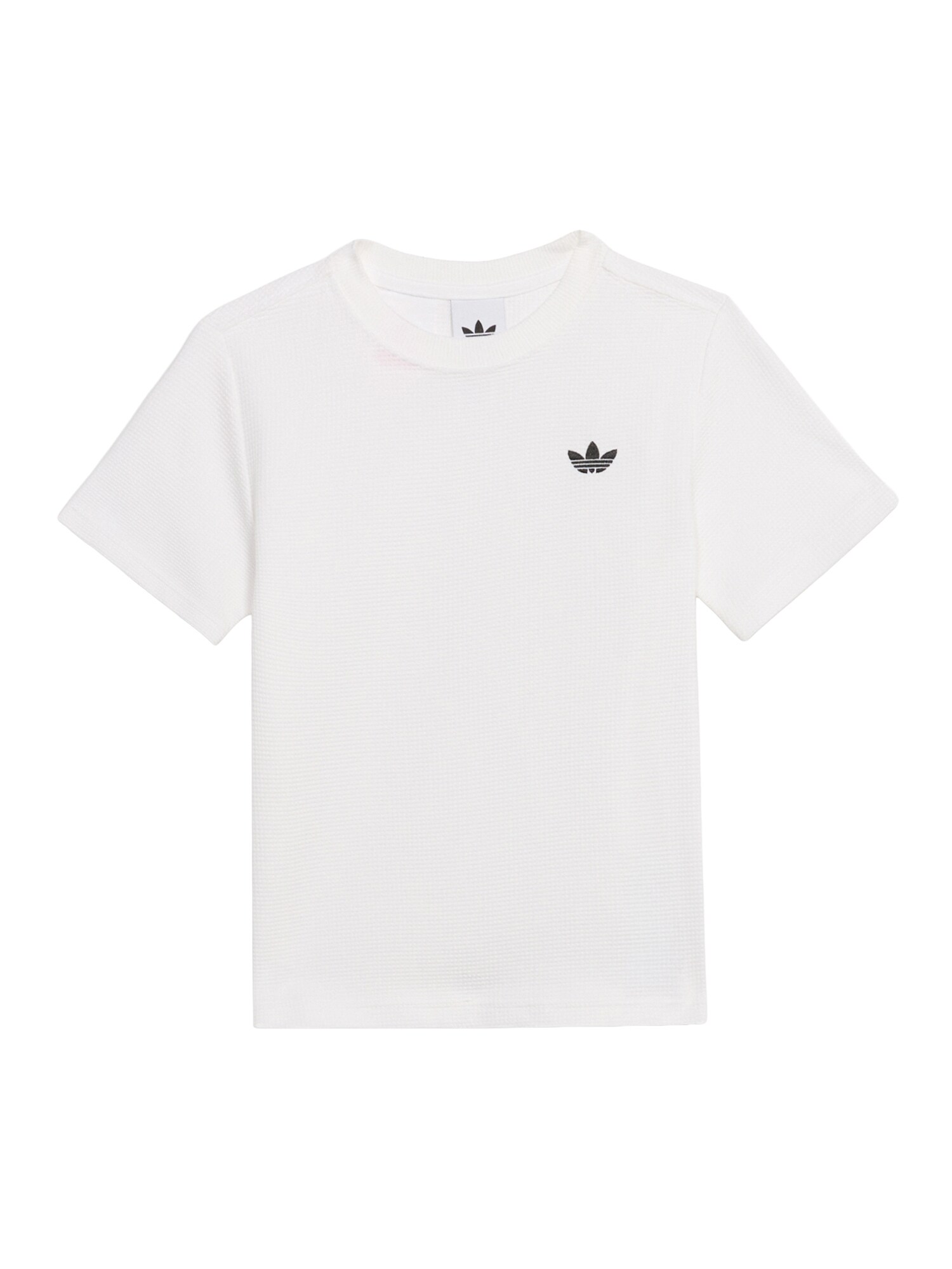 ADIDAS ORIGINALS Tricou REGULAR WAFFLE alb
