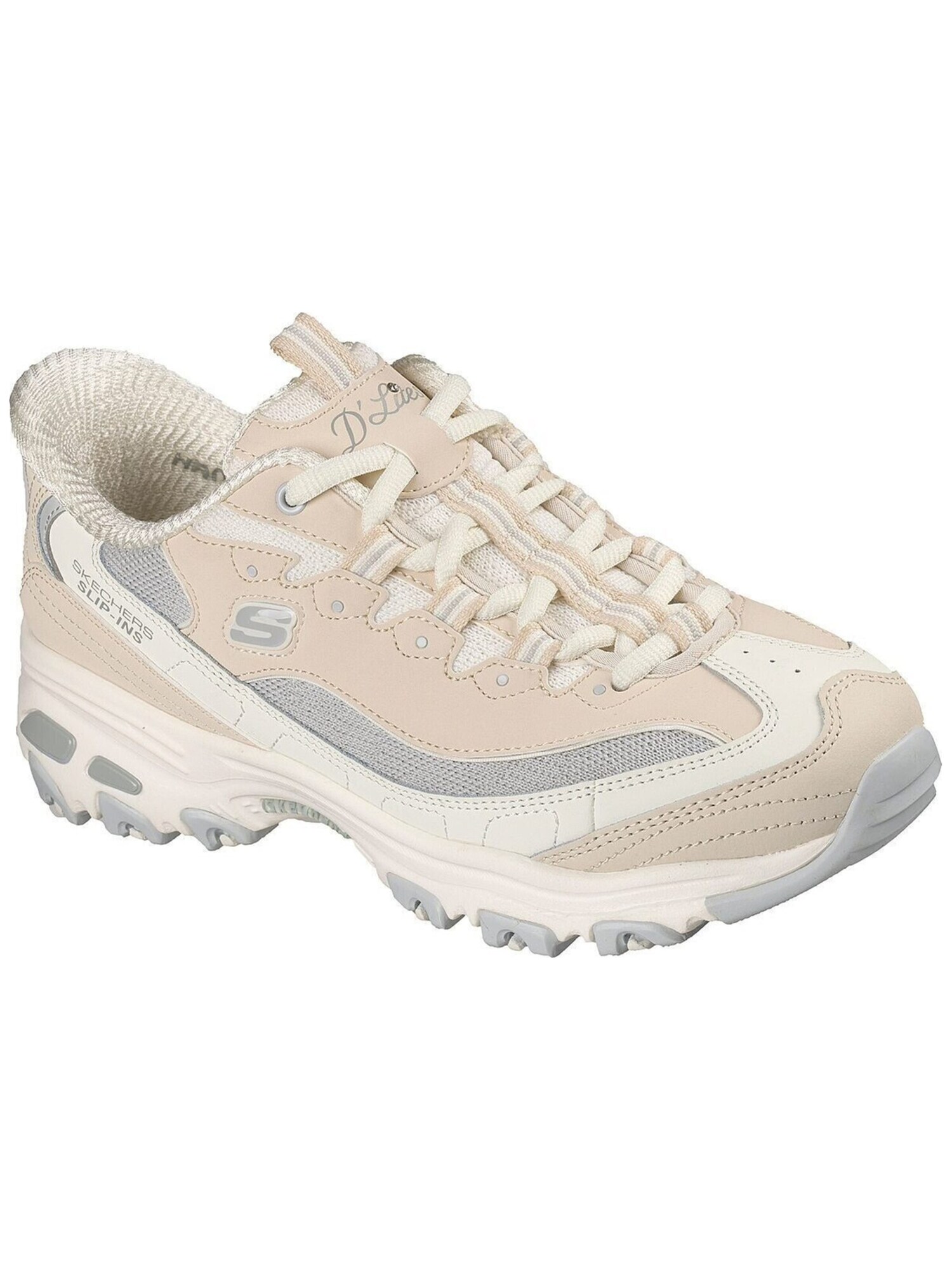SKECHERS Zapatillas deportivas bajas 'D Lites-Smooth-Nostalgia'  beige / marfil / gris – imagen 2
