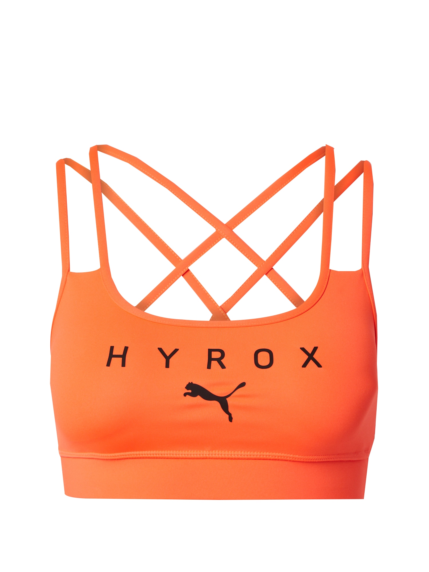 PUMA Sutien sport Puma x Hyrox Move  roșu orange / negru