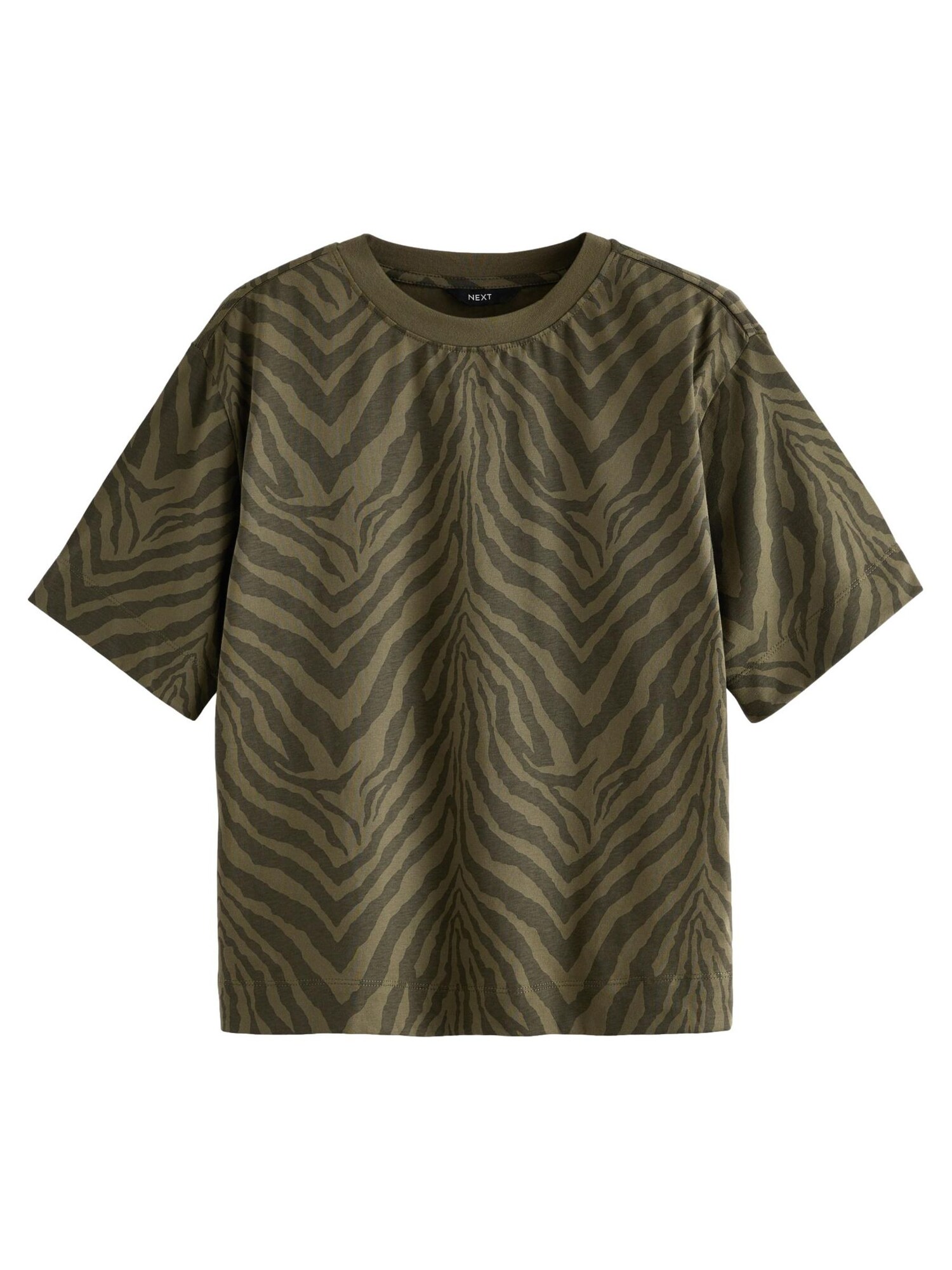 Next Tricou  verde închis