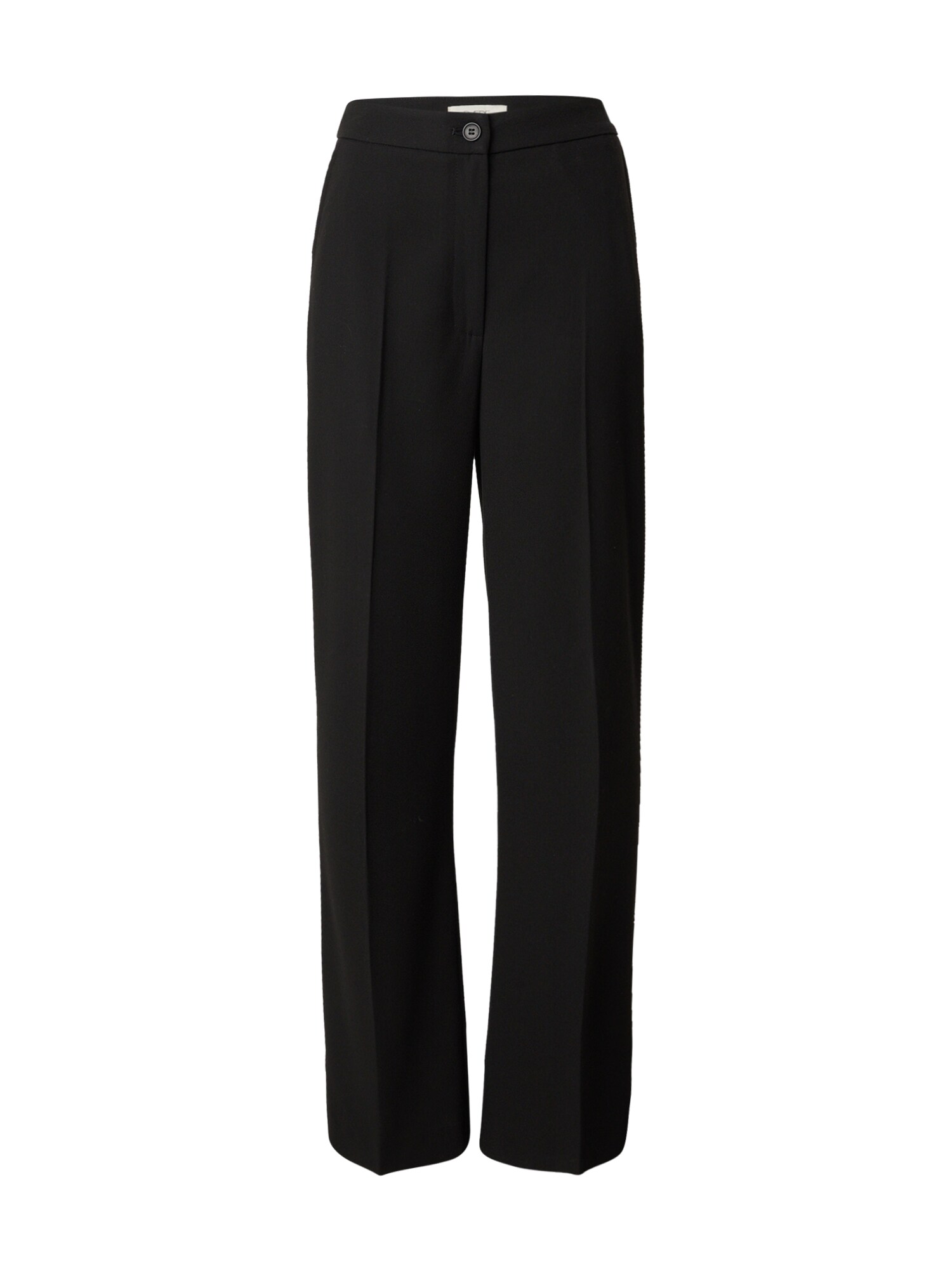 RÆRE by Lorena Rae Pantaloni cu dungă Romina  negru