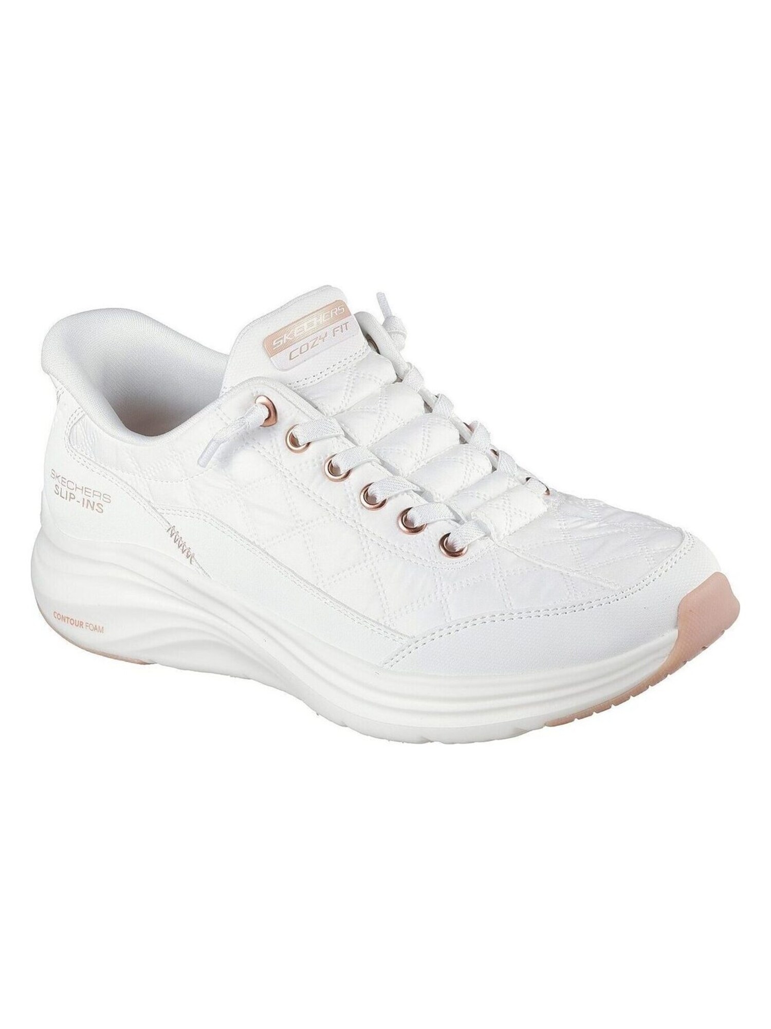 SKECHERS Calzado deportivo 'Contour Foam - Golden Hour'  blanco