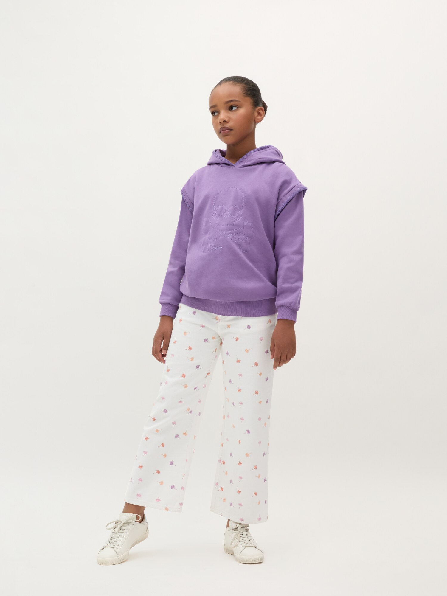 Thumbnail - Scalpers Emb Hoodie Girls