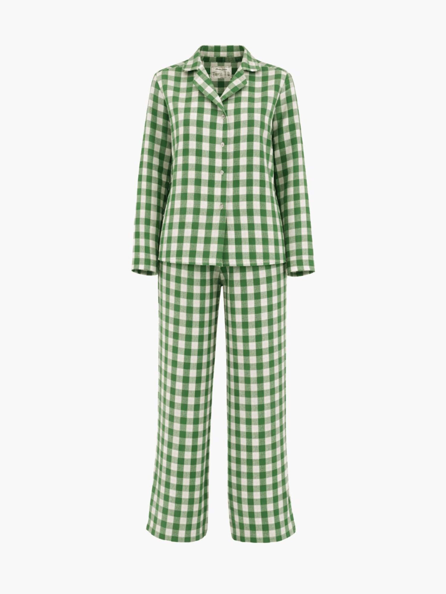 AmourLinen Pijama 'Nightly'  verde
