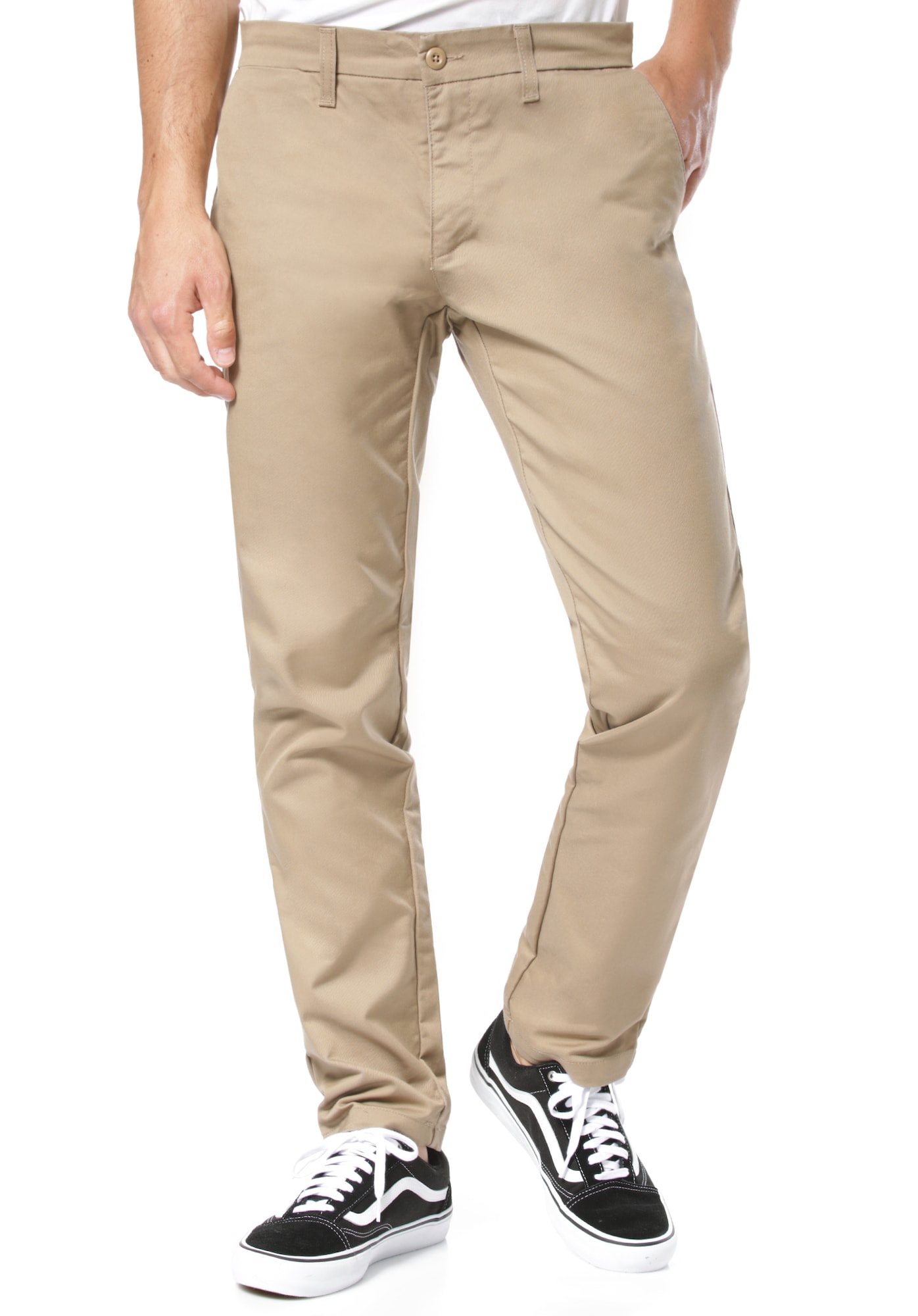 Carhartt WIP Pantaloni eleganți Sid  maro deschis