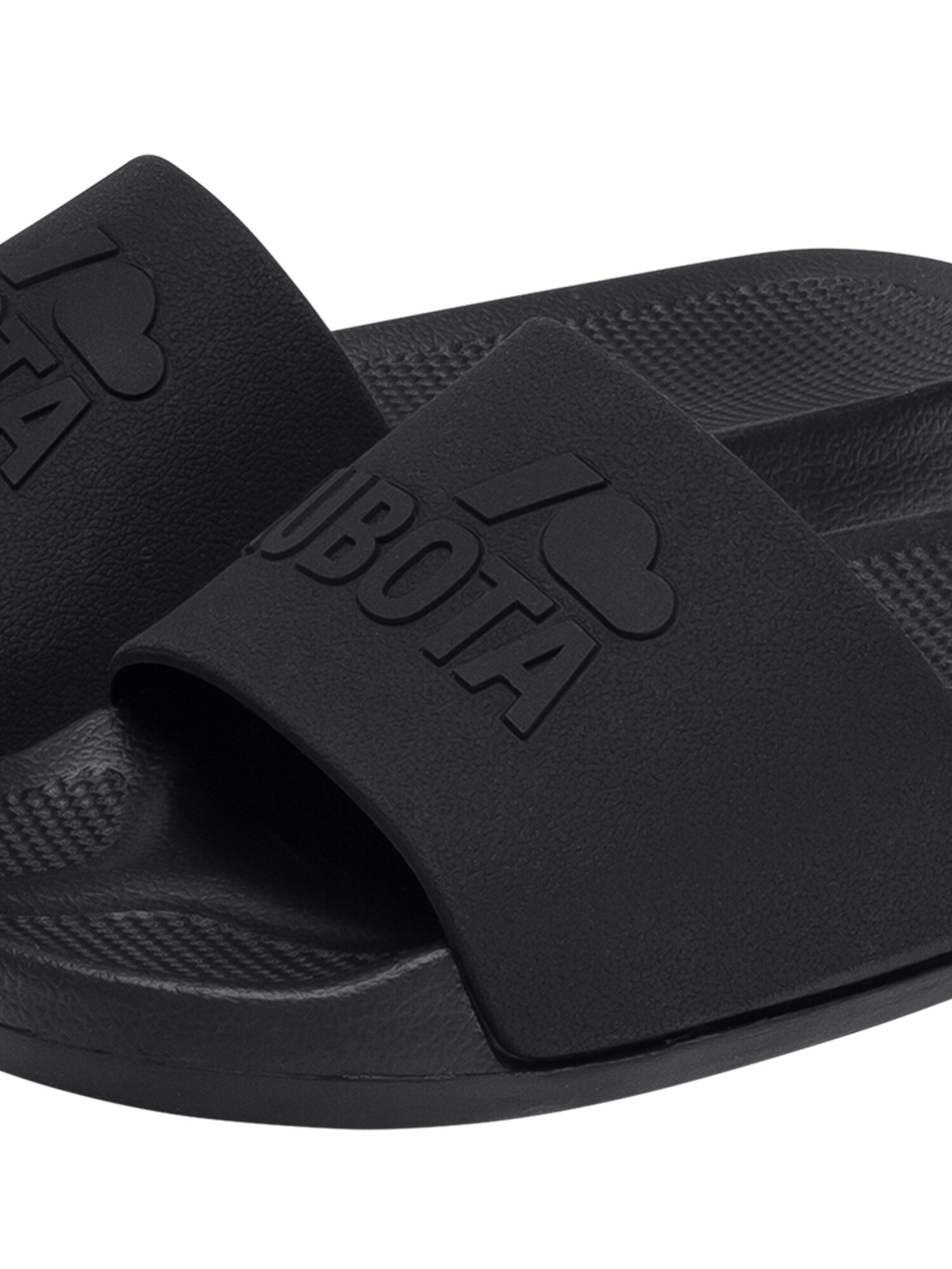 Kubota Strand- badschoen ' Men's Slip-On Dark Green Basic Plain Pool Slides' zwart