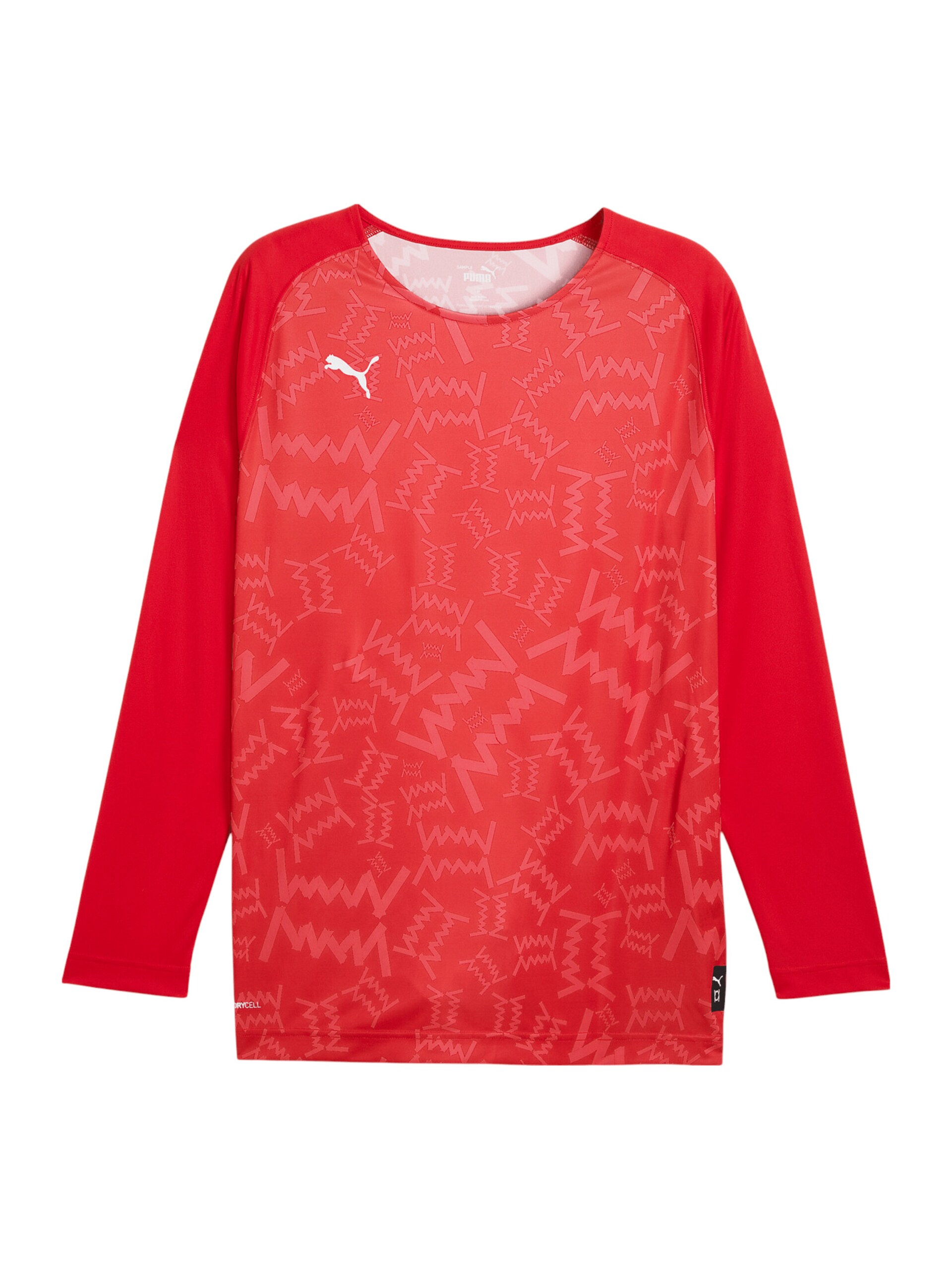 Puma Funktionstopp 'Teamjaws' röd / melon / svart herr