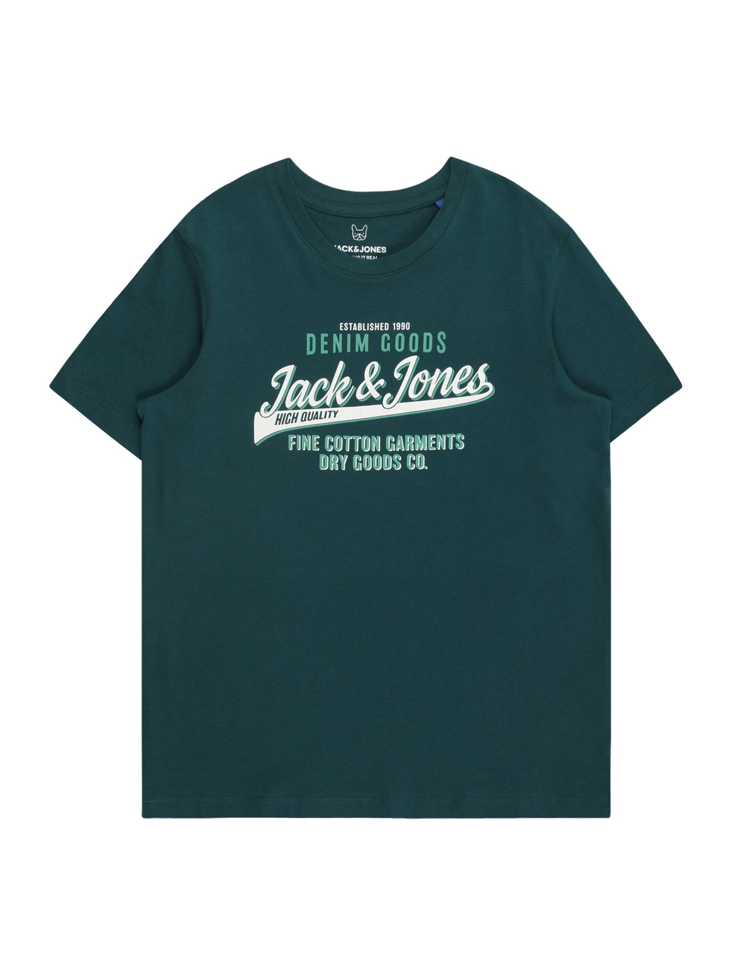 Jack & Jones Junior Tričko  zelená / smaragdová / biela