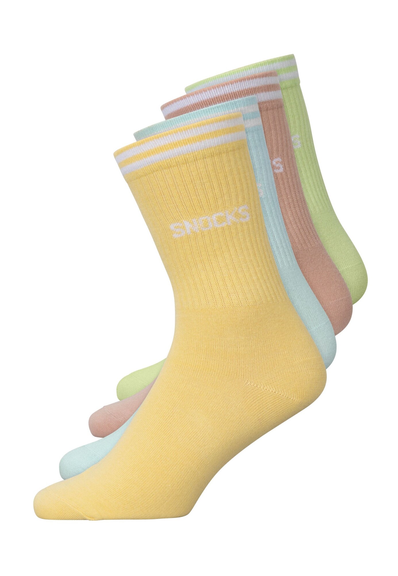 SNOCKS Socken gelb / hellblau / grn