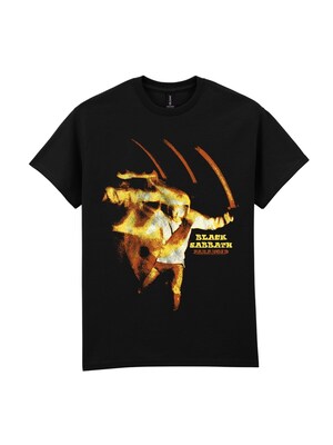 BLACK SABBATH Camiseta 'Black Sabbath Paranoid T-Shirt'  negro