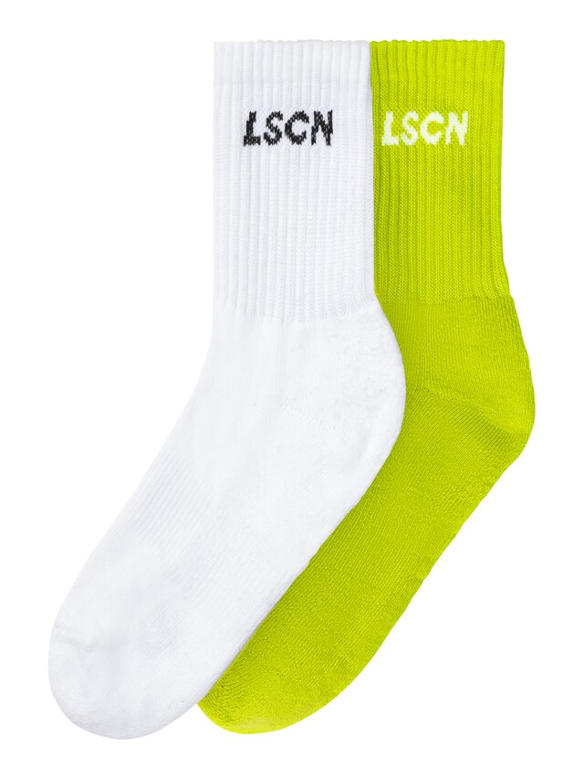 LSCN by LASCANA, Zokni, fehér, 1 kép a 1 közül