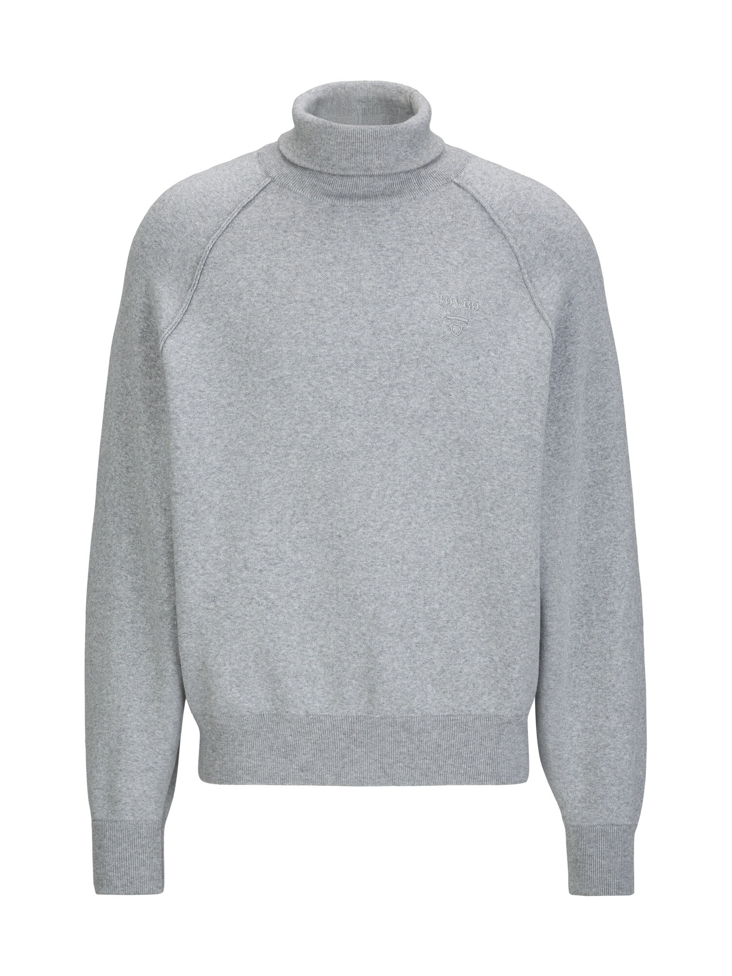 19V69 ITALIA Pulóver 'Lejan'  szürke melír akciós termékkép 1