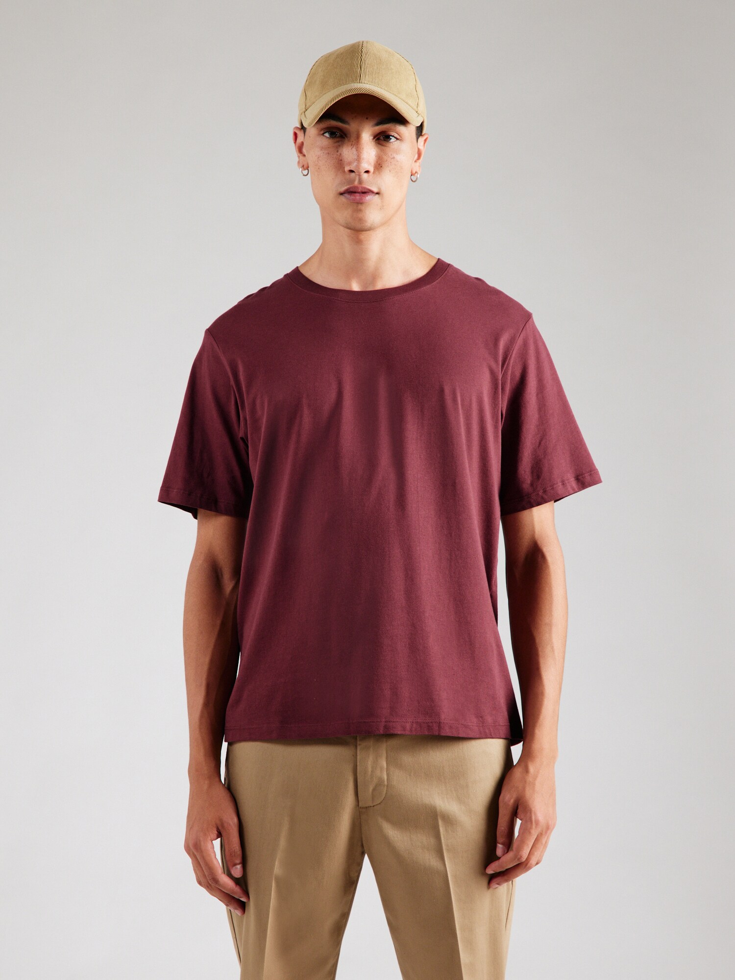 JACK & JONES Póló  tengerészkék / olíva / borvörös termék 2. képe